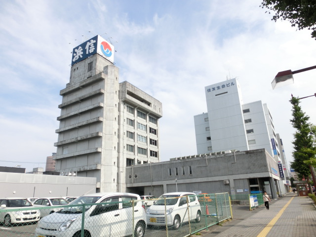 銀行：浜松信用金庫本店　671m
