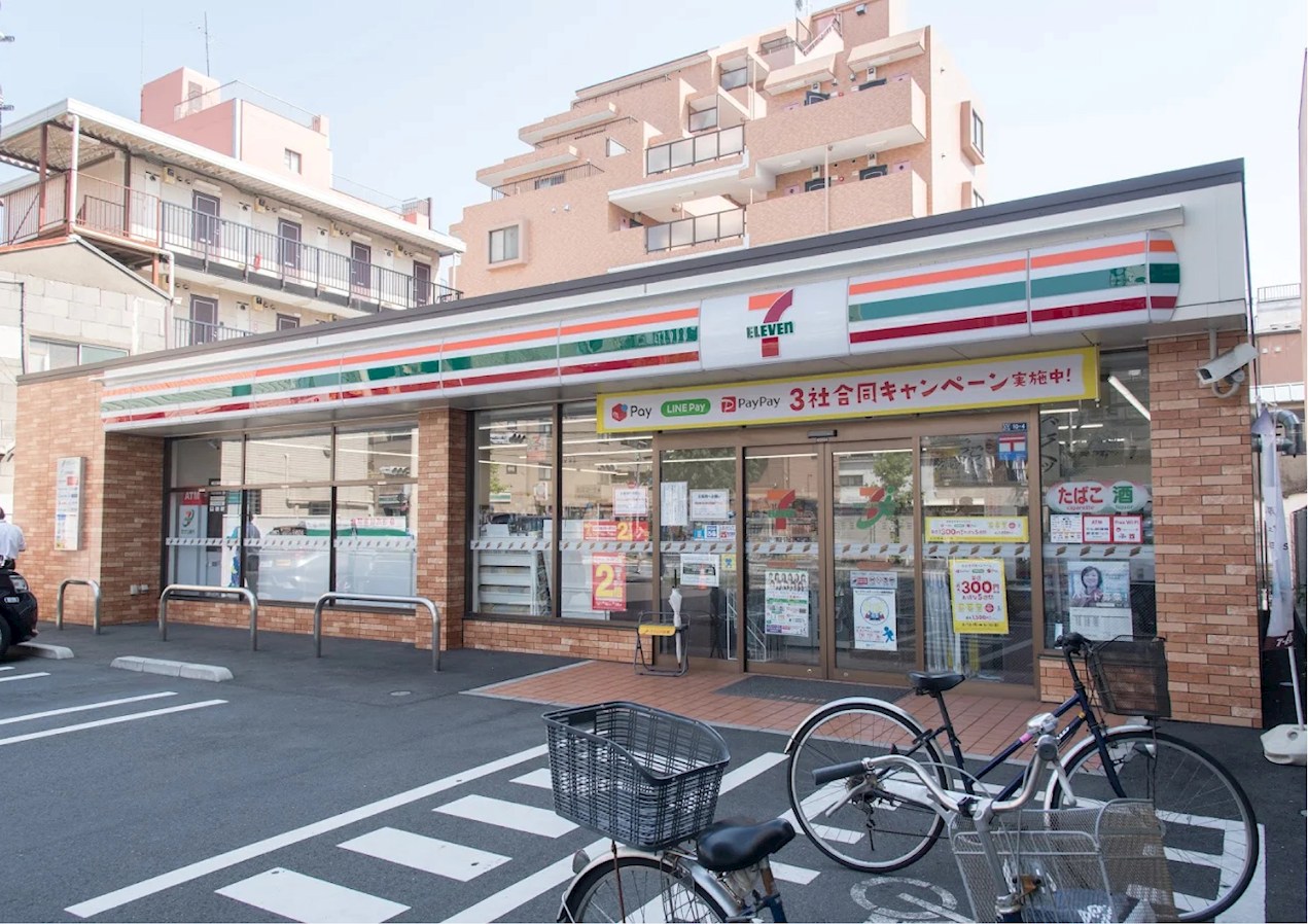 コンビ二：ｾﾌﾞﾝｲﾚﾌﾞﾝ 墨田本所4丁目店　48m