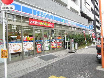 コンビ二：ﾛｰｿﾝ 住吉新大橋通店　386m