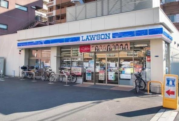コンビ二：ローソン 墨田江東橋五丁目店　137m