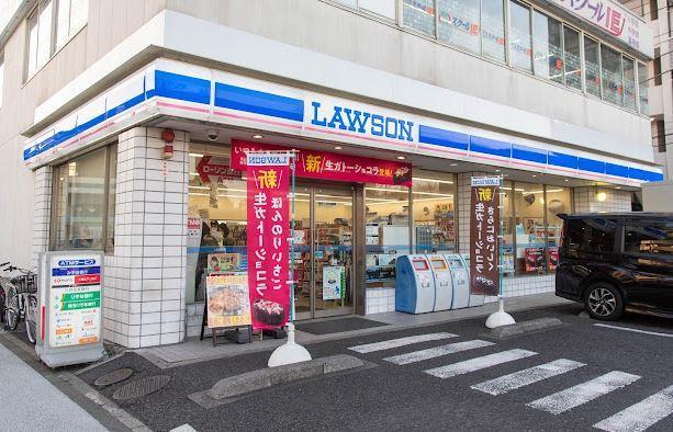 コンビ二：ﾛｰｿﾝ 舟渡一丁目店　395m