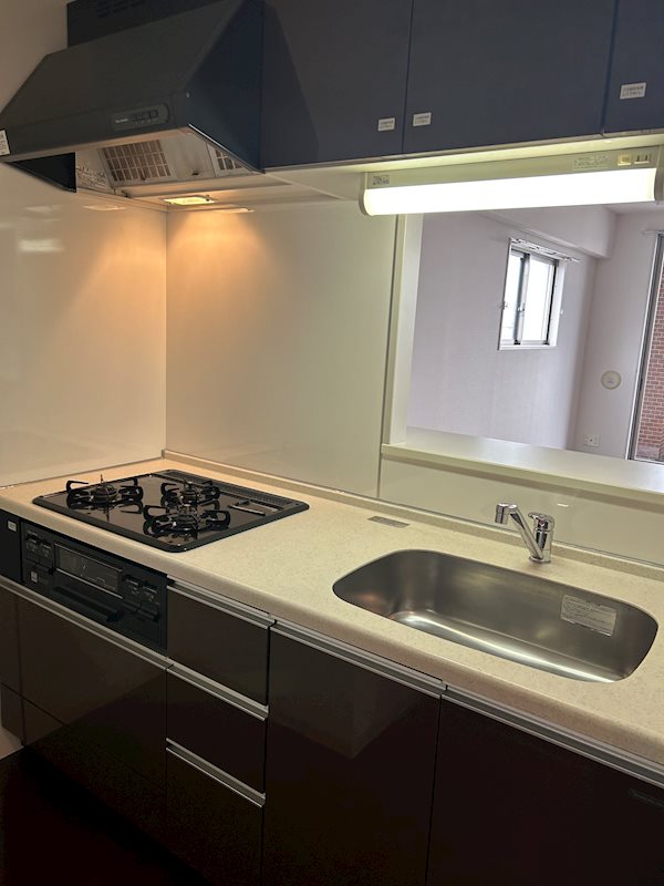 3口グリル付きコンロ