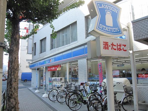 コンビ二：ﾛｰｿﾝ 台東根岸店　133m　近隣