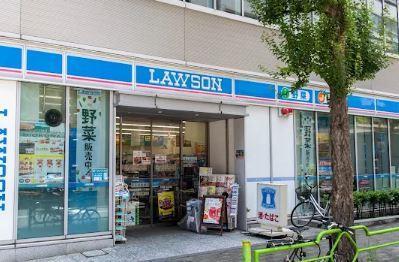 コンビ二：ﾛｰｿﾝ 日本橋蛎殻町一丁目店　91m