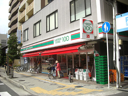 スーパー：ﾛｰｿﾝｽﾄｱ100 新大久保駅前店　880m