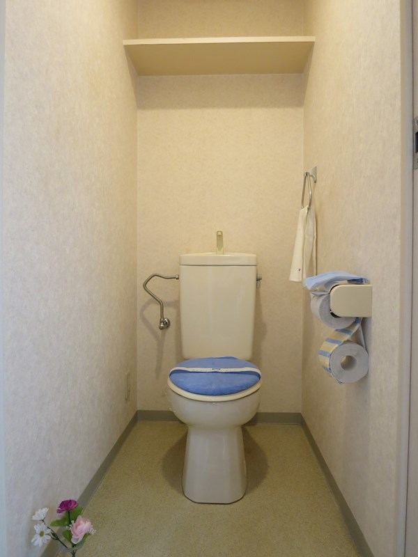 上部に便利な棚板あり