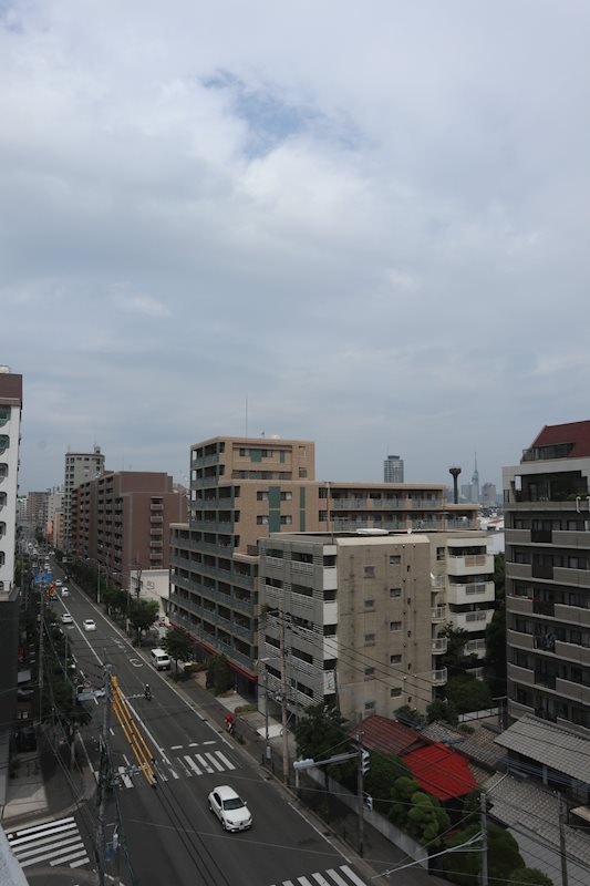 ７階からの眺望。