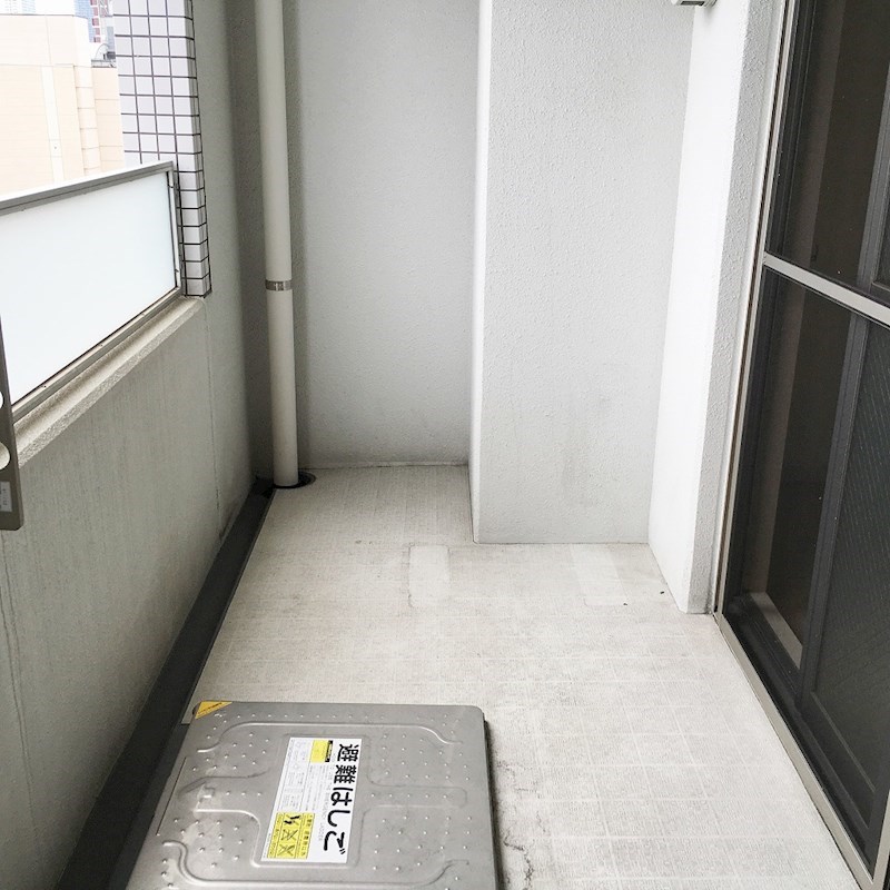 奥行きのあるバルコニー