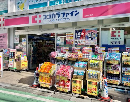 ドラッグストア：ｺｺｶﾗﾌｧｲﾝ 分倍河原店　508m