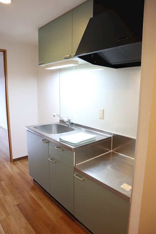 広めのシンクに調理スペースもゆったりです。