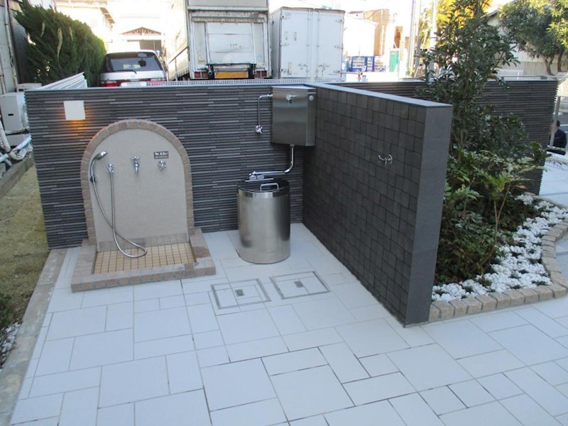 ペット足洗い場