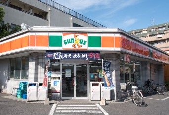 コンビ二：ｻﾝｸｽ 西新井4丁目店　503m