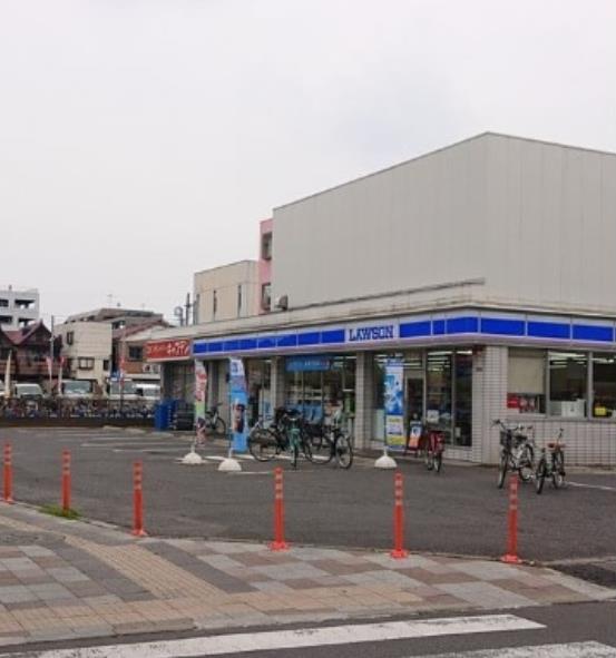 コンビ二：ﾛｰｿﾝ 足立谷在家店　140m