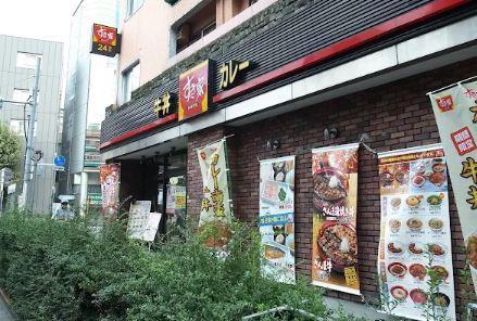 レストラン：すき家 高田馬場駅北店　193m