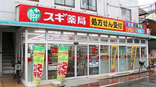 ドラッグストア：ｽｷﾞ薬局 南大井店　458m