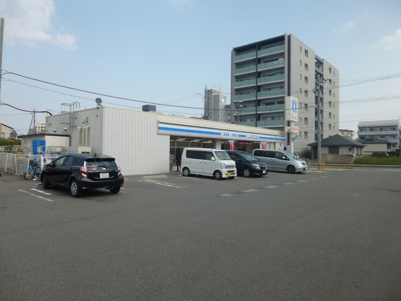 コンビ二：ﾛｰｿﾝ 奈良西大寺南町店　523m