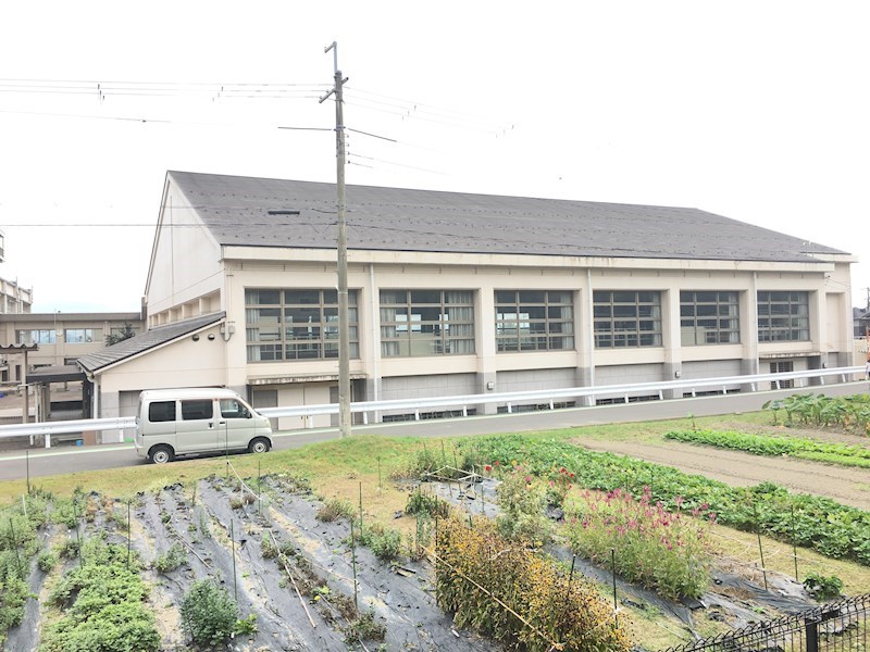 101号室、6.4帖洋室テラスからの眺め