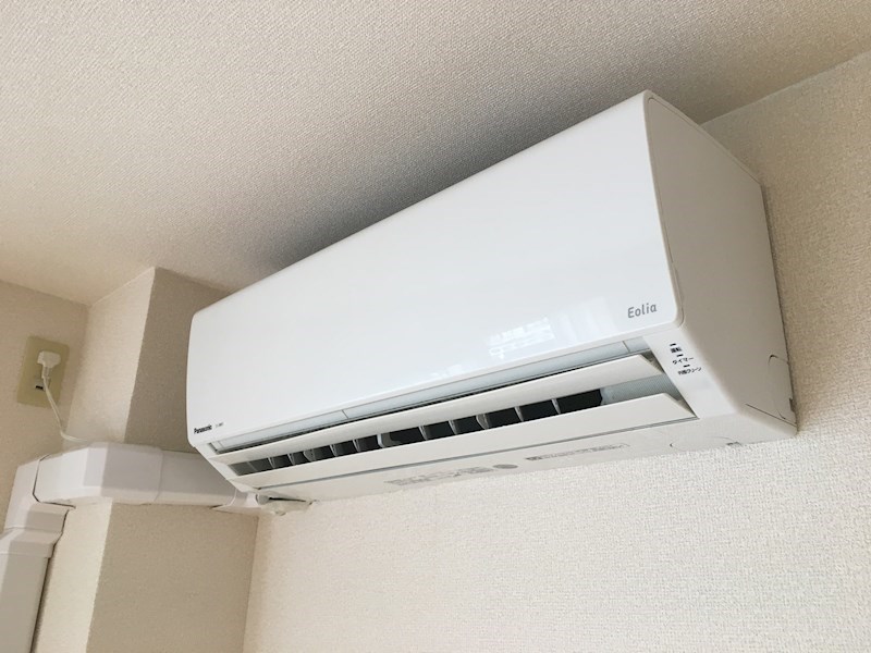 LDKにエアコン完備