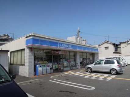 コンビ二：ﾛｰｿﾝ 尼崎大庄西町三丁目店　263m