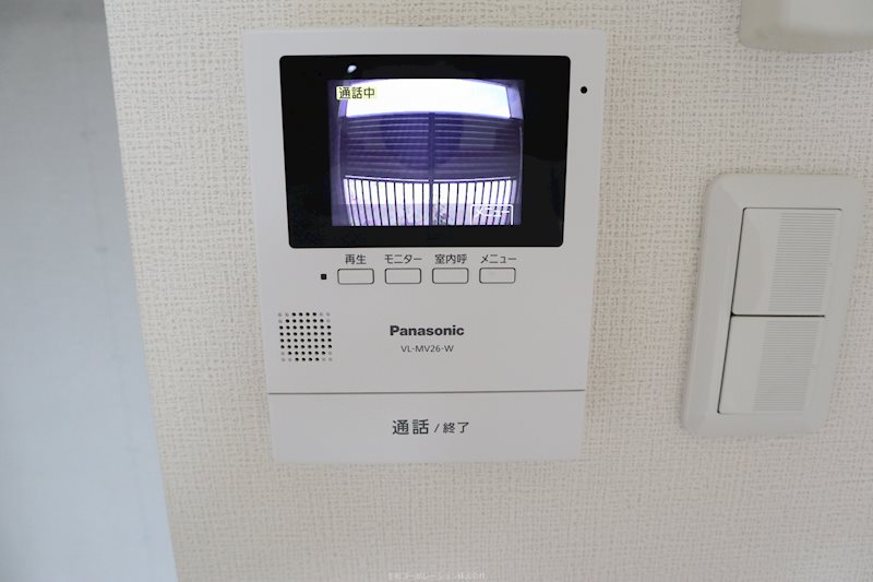 カラーモニター付きインターホン