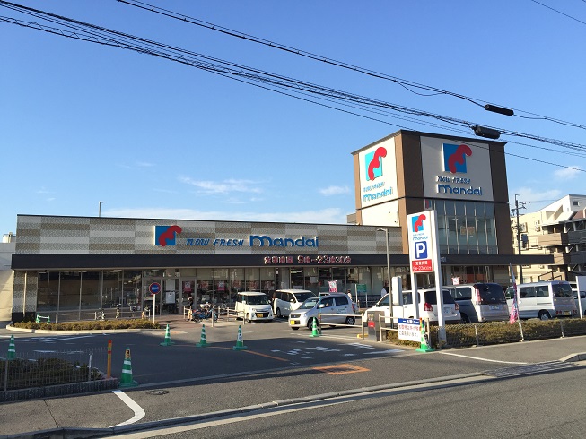 スーパー：万代 東岸和田店　678m