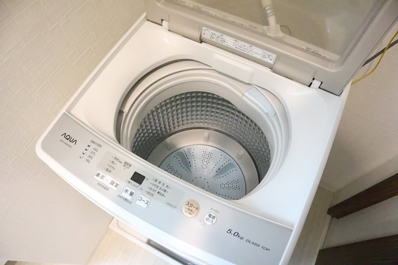 洗濯機の中