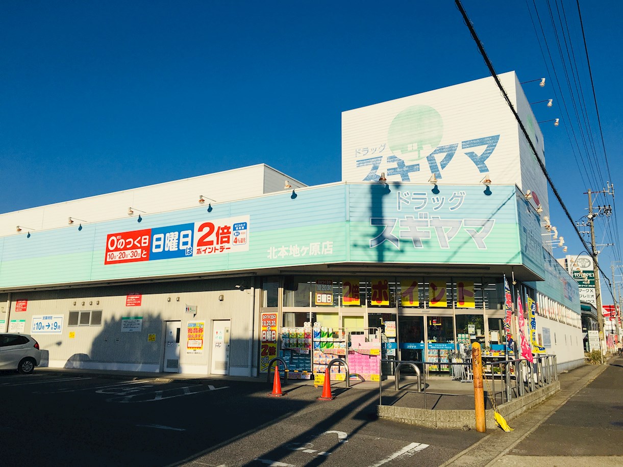 ドラッグストア：ドラッグスギヤマ北本地ケ原店　440m