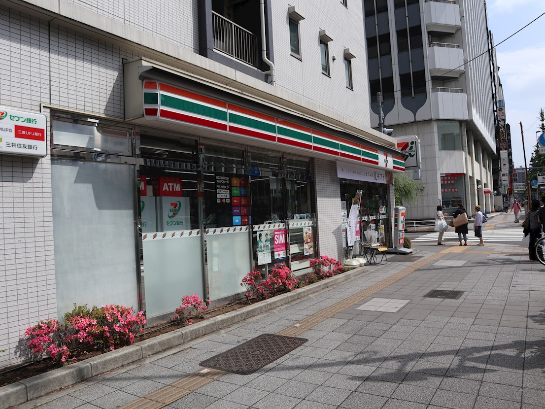コンビ二：ｾﾌﾞﾝｲﾚﾌﾞﾝ 台東柳橋2丁目店　670m