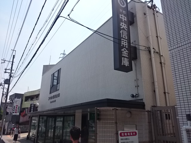 銀行：京都中央信用金庫南山科支店　1546m