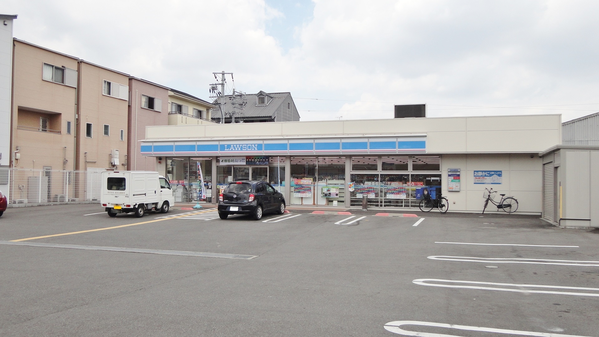 コンビ二：ローソン東大阪俊徳町五丁目店　454m