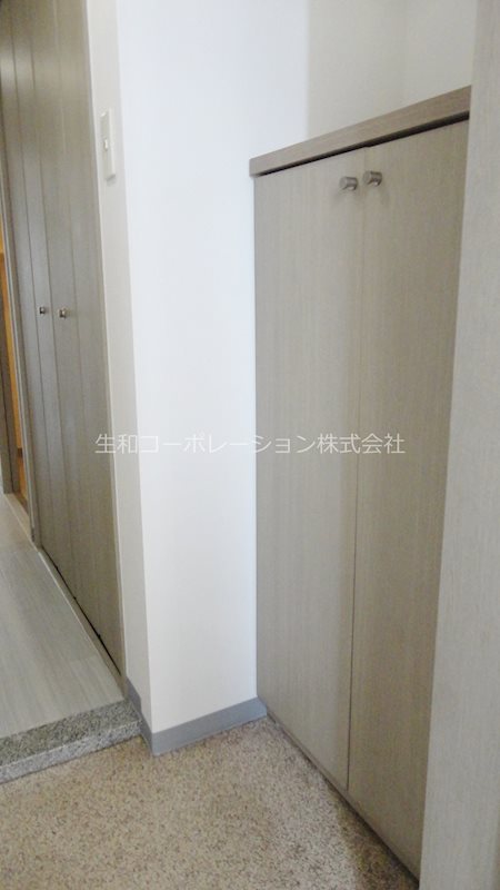 据え付けのシューズボックス