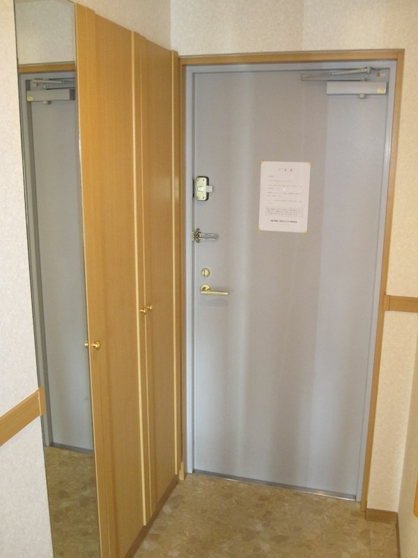 姿見鏡付シューズボックス