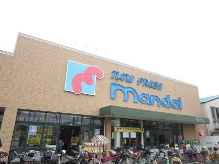 スーパー：万代 諸福店　621m