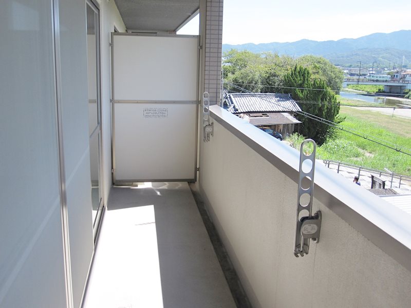 南向きベランダです