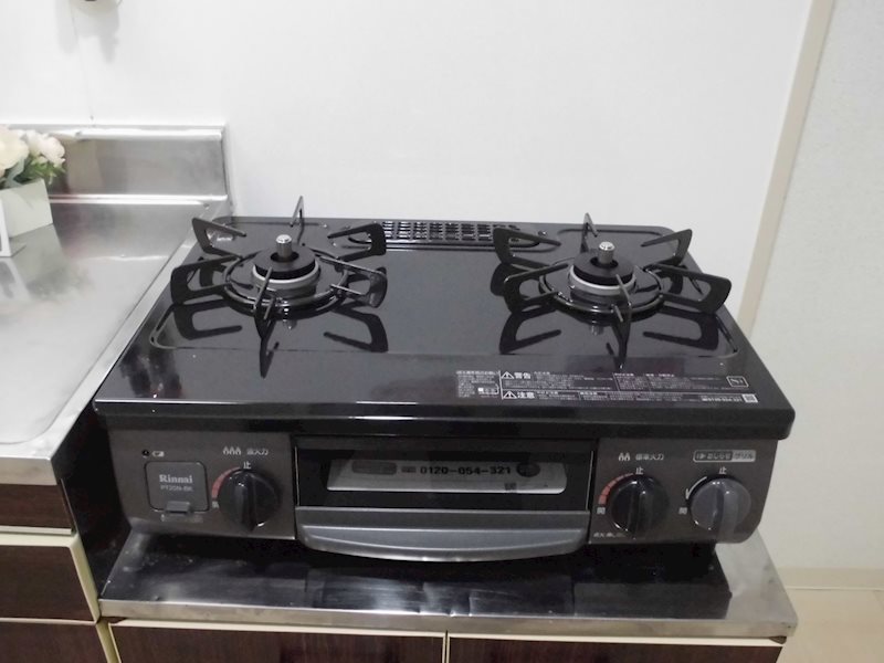 新品ガスコンロプレゼントします！