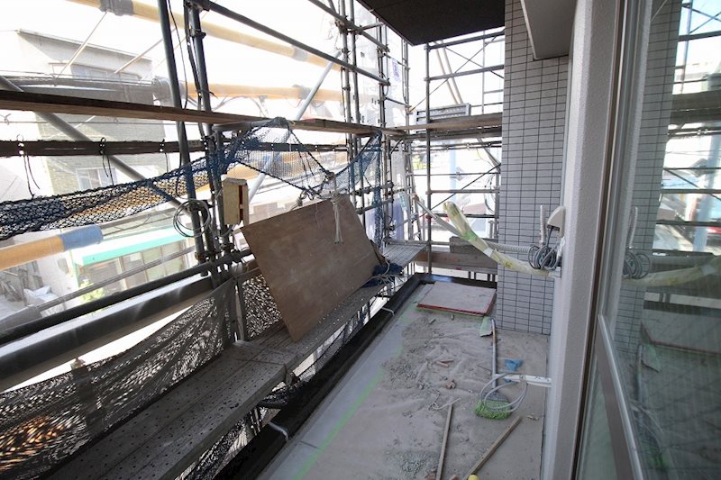 西向きバルコニー