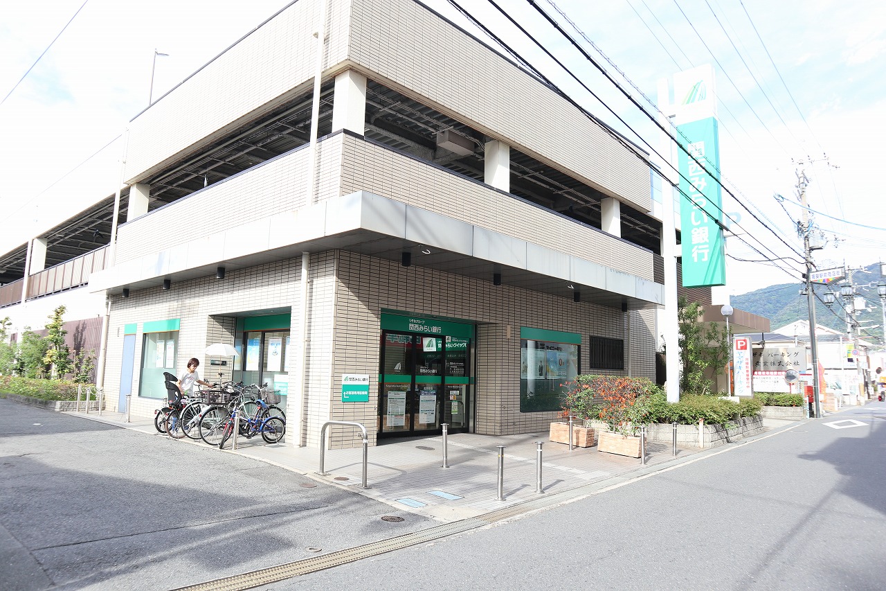 銀行：関西アーバン銀行　高安支店　458m