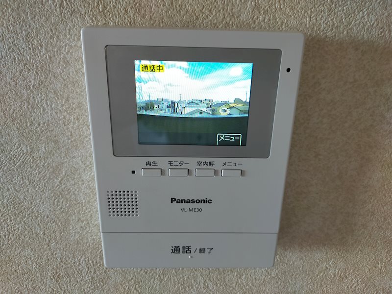 カラーモニター付きインターホン