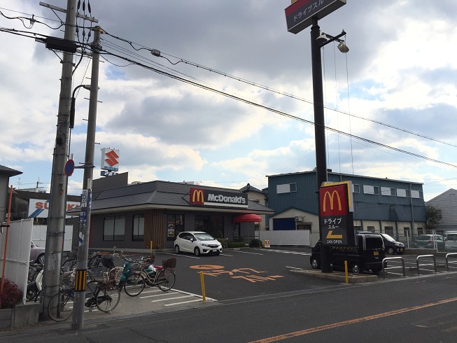 レストラン：ﾏｸﾄﾞﾅﾙﾄﾞ 岸和田久米田店　266m