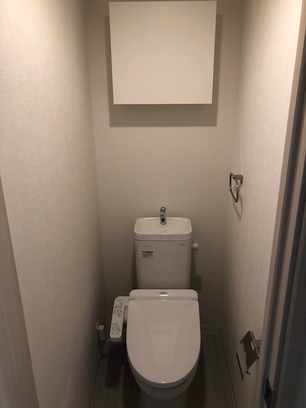 温水洗浄付便座。