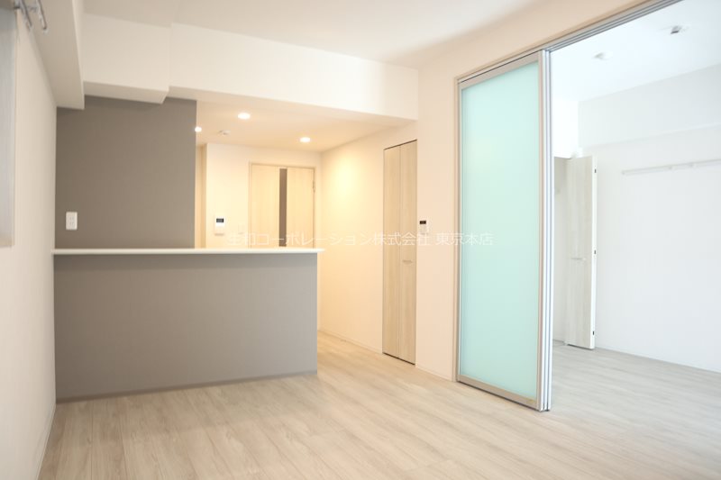 人気のカウンターキッチンのあるリビング♪