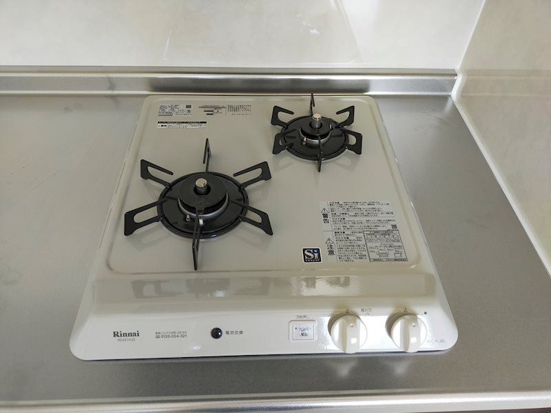 2口ガスコンロ