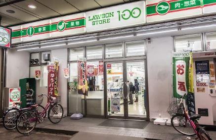 コンビ二：ﾛｰｿﾝｽﾄｱ100 LS亀戸二丁目店　362m