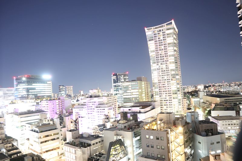 18階から渋谷の夜景