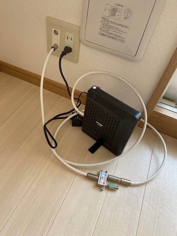 Wi-Fiルーター設置あり