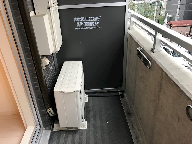 広々バルコニー