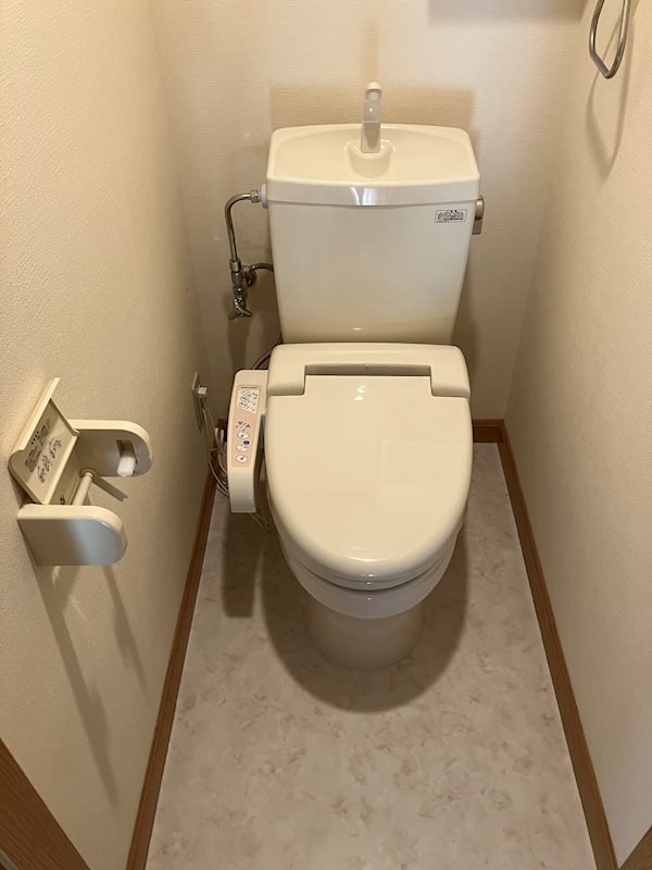 温水便座もついてます