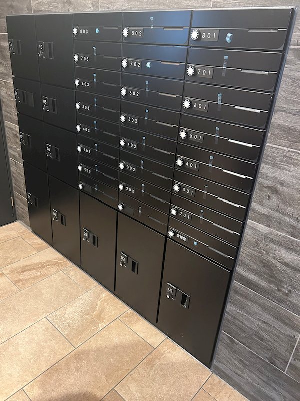 メール、宅配Box