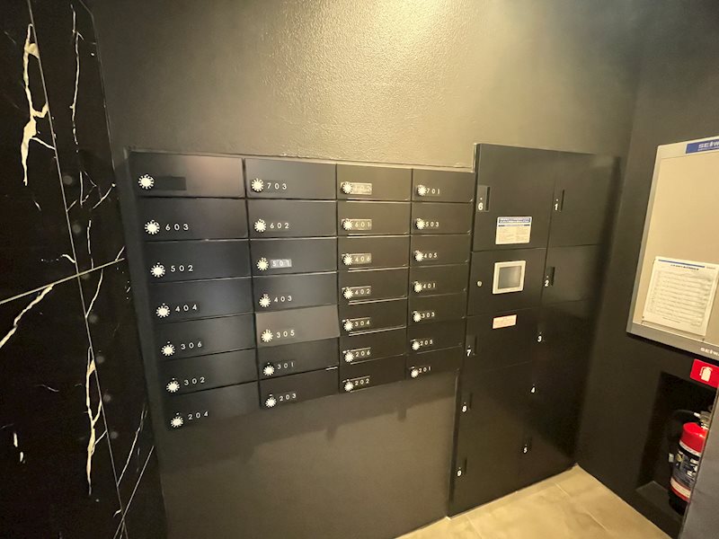 メール、宅配Box