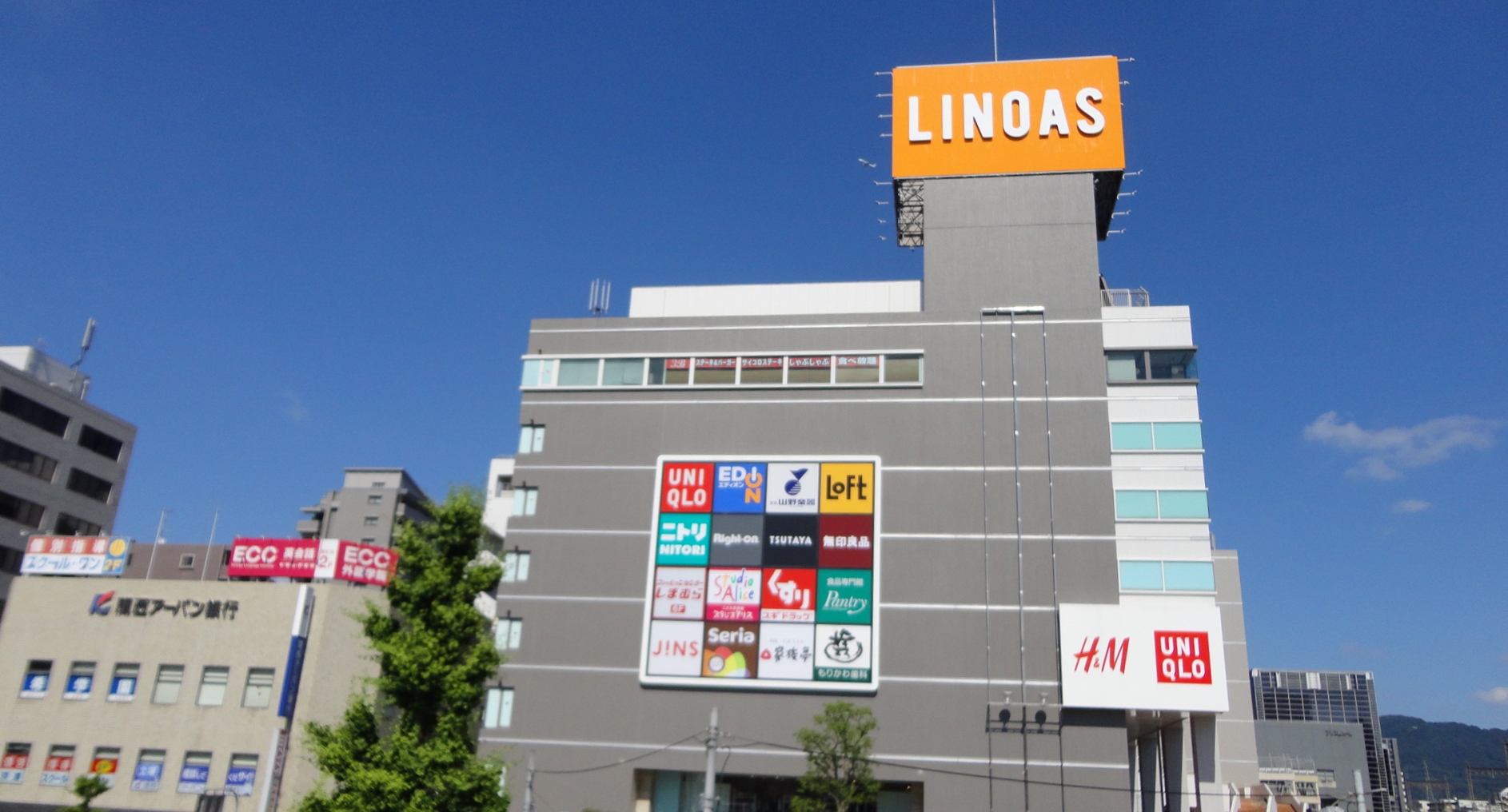 ショッピング施設：ＬＩＮＯＡＳ　100m